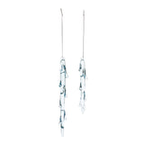 Ice Storm Glass Ornament Set of 2