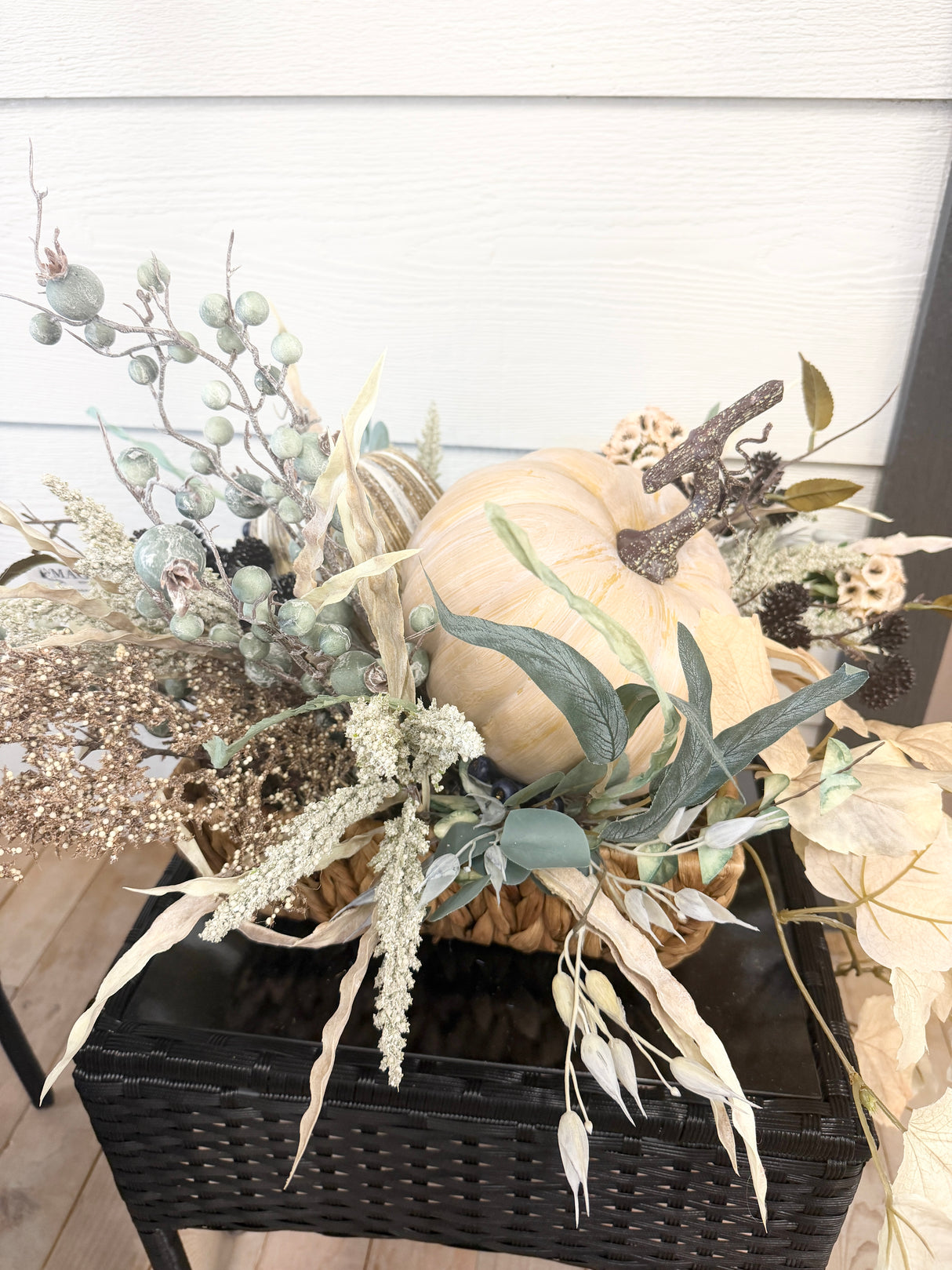 28" Golden Harvest Pumpkin Centerpiece