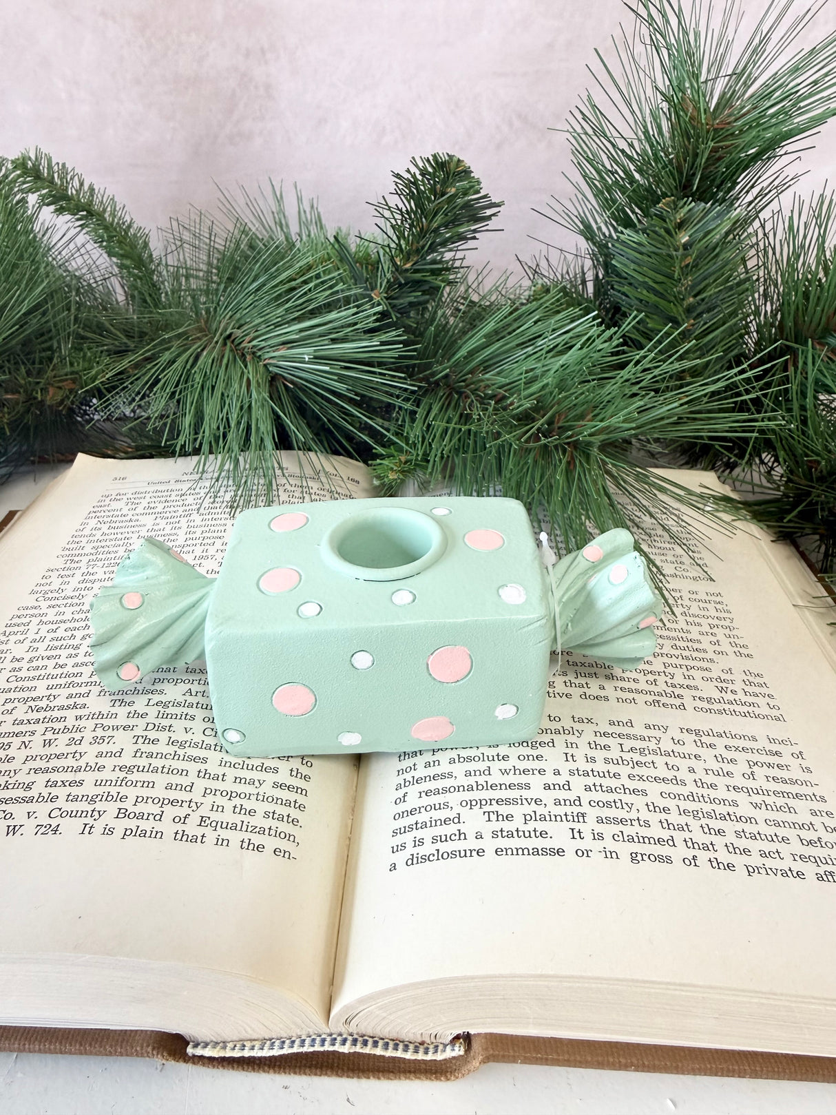 Candy Taper Candleholder - 3 Colors