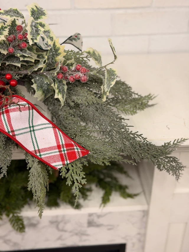 36" Under the Mistletoe Swag