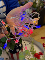 7' LED Star Garland Light Strand