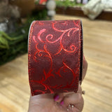 2.5" Metallic Vine Ribbon Bolt