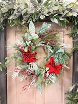 28" Winterberry Noel Wreath