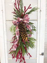 41" Pinecone Beauty Swag