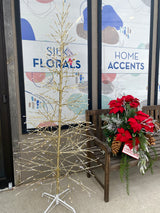 5.5' Champagne Birch Lighted Tree