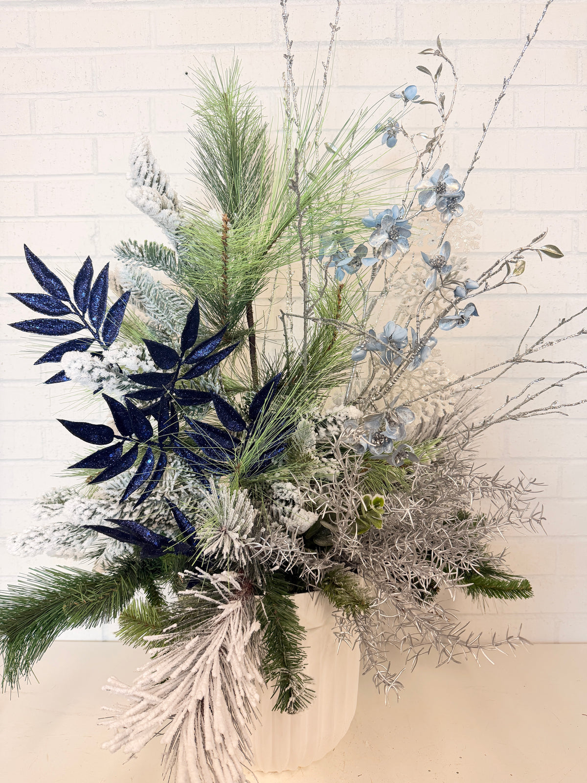 Frozen Winter Porch Pot Kit