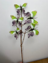 Green Purple Into the Field Butterfly Spray