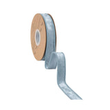 1" French Blue Wired Heritage Velvet Ribbon Bolt