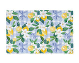 Blue Plaid Citrus Tea Towel