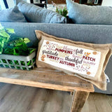 Pumpkin Interchangeable Pillow Panel