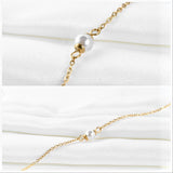 18k Dainty Pearl Waterproof Bracelet