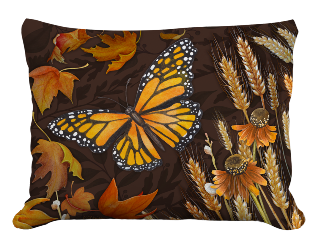 Fall Butterfly Indoor/Outdoor Pillow