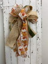 17" Touch of fall bow