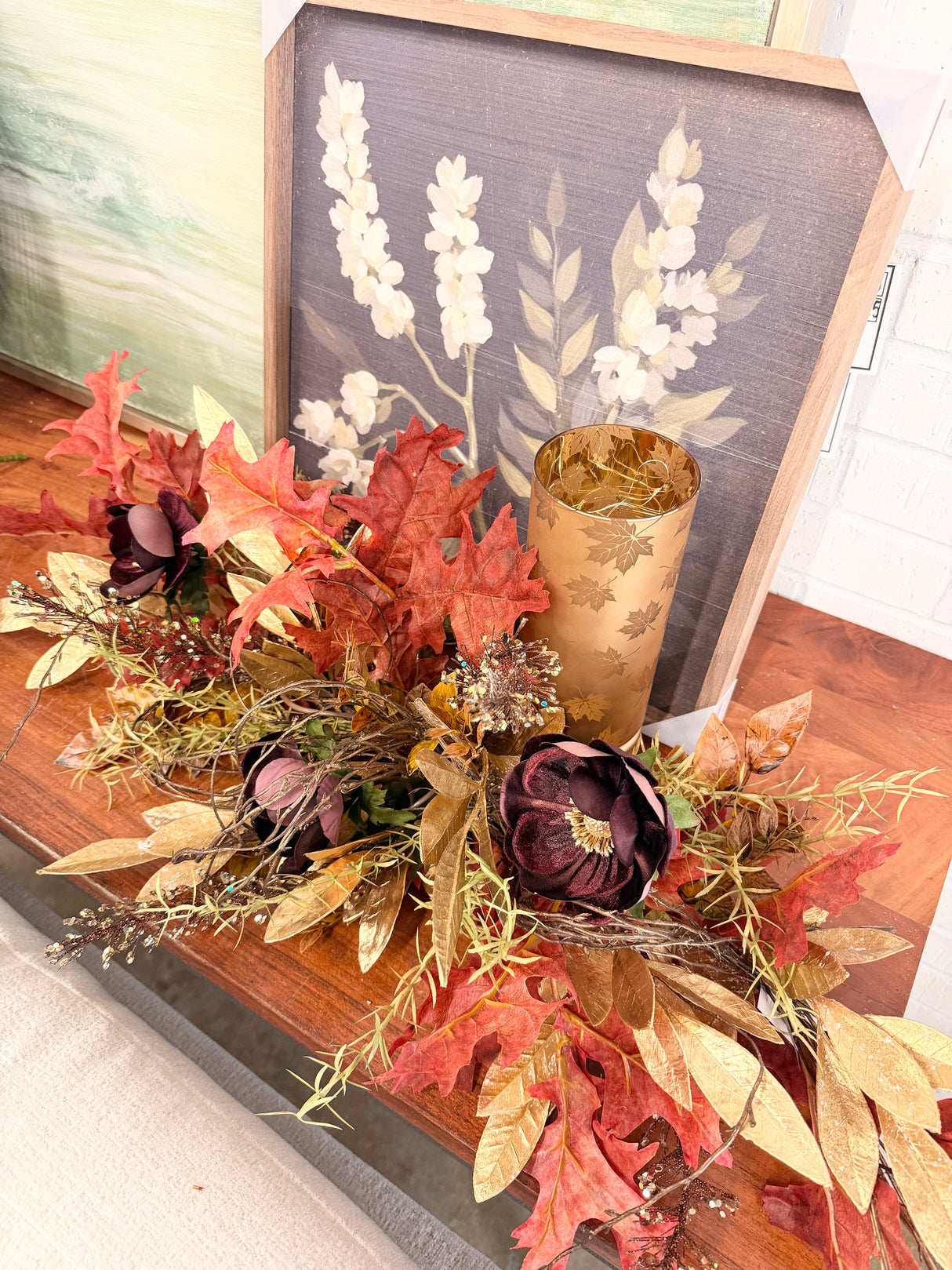32" Sparkle of Fall Swag