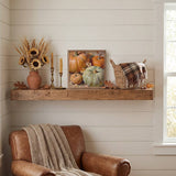Pastel Pumpkin Arrangement Wood Art