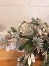 33" Glittering Pine Swag