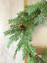 66" All Is Calm Pine Garland