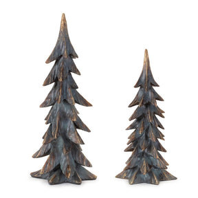 Antiqued Bronze Resin Tree for Christmas home decor from Magnolias Home Decor