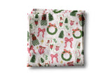 Mahjong Christmas Waffle Tea Towel