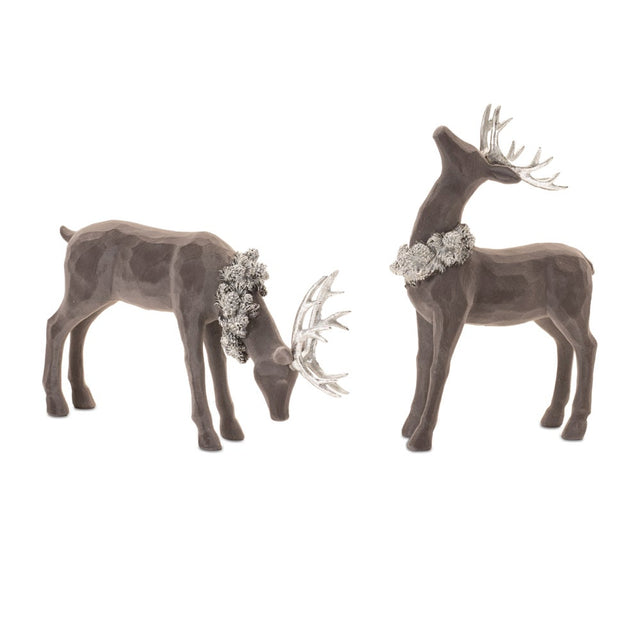 Mocha Modern Deer for Christmas home decor from Magnolias Home Decor