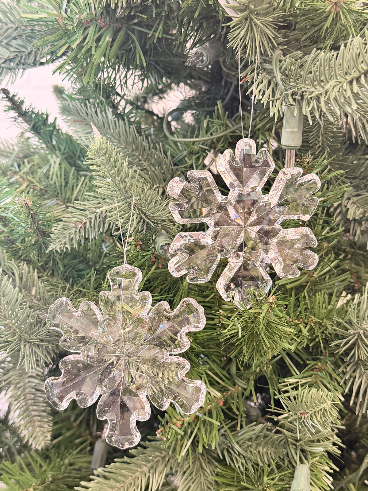 Acrylic Snowflake Ornament - 2 Styles