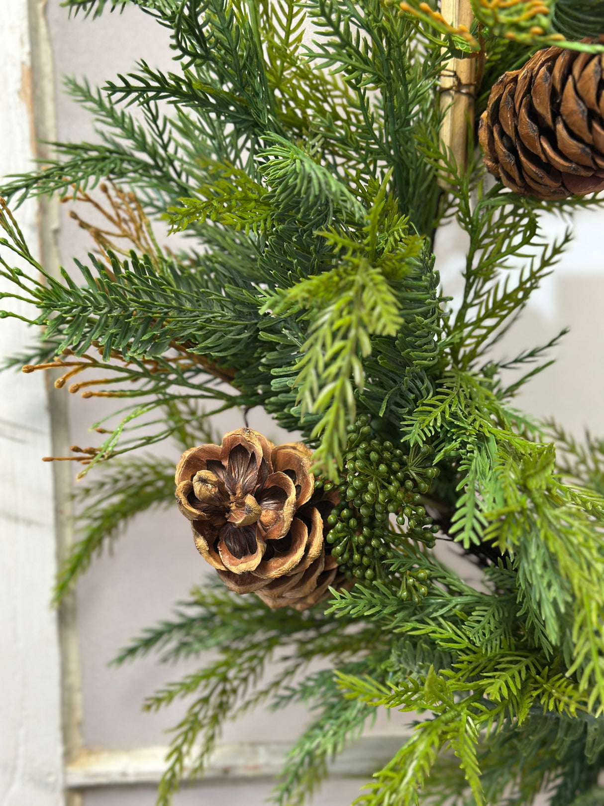 22" Real Touch Fine Pine Wreath