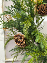 22" Real Touch Fine Pine Wreath