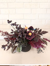 18" Midnight Harvest Centerpiece