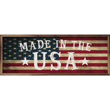 Made In The USA Flag Wood Art