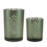 Winter Night Snowflake Candleholder - 2 Sizes