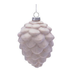 Frosted Pinecone Ornament for Christmas home decor from Magnolias Home Decor