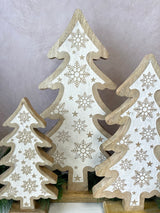 Snowflake Wood Tree - 3 Sizes