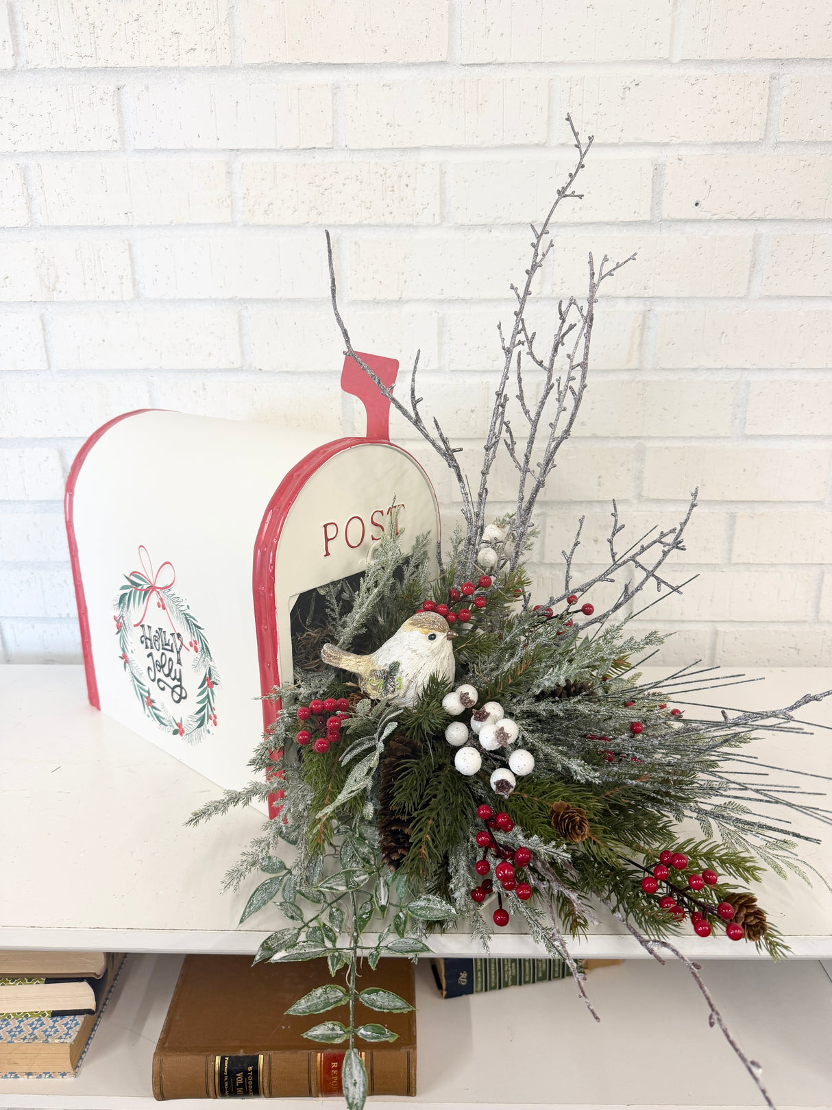 25" Sending Warm Wishes Mailbox