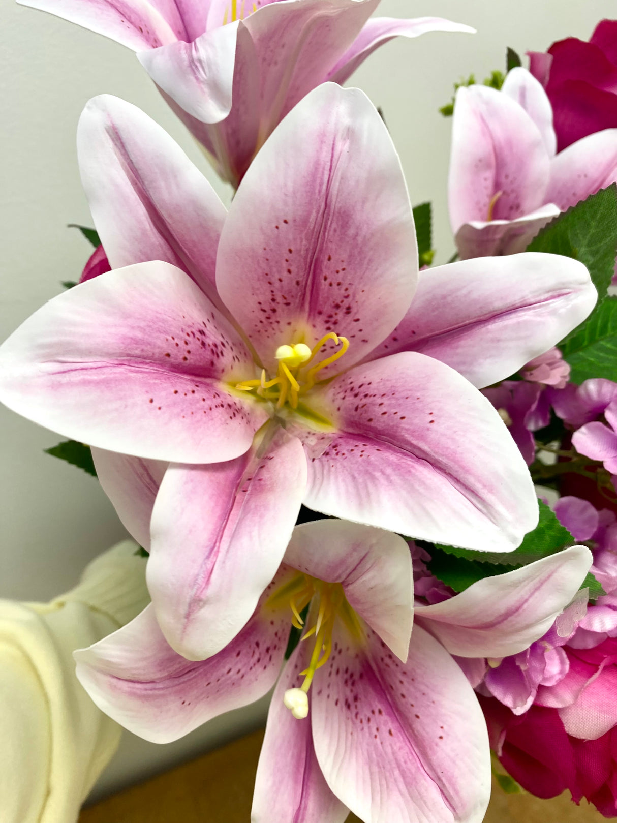 Mixed Rose Lily Hydrangea Bush