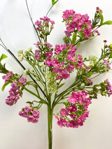 Fuchsia Lilac Mixed Blooms Pick