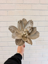 Platinum Champagne Jewel Magnolia Stem