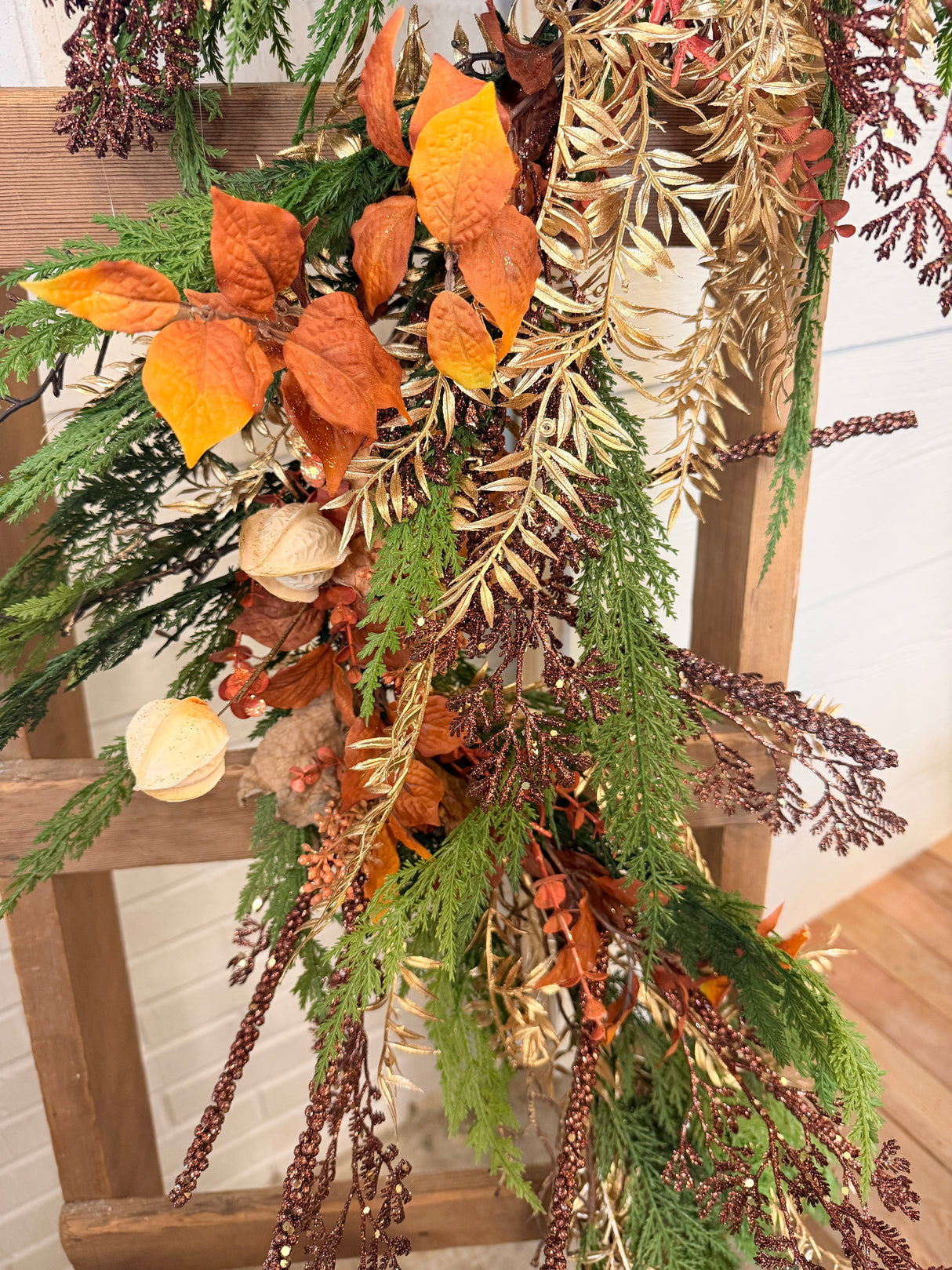 66" Cool Copper Garland