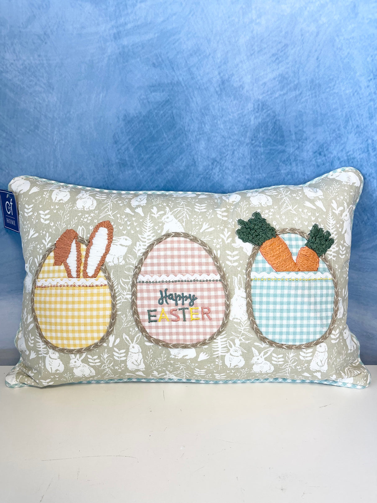 Easter Egg Trio Pillow