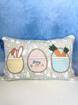 Easter Egg Trio Pillow