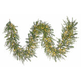 76” Green Oversized Norfolk Lighted Garland Multi & Warm