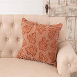 Stonewash fall leaves pillow styled for Fall home decor from Magnolias Home Decor