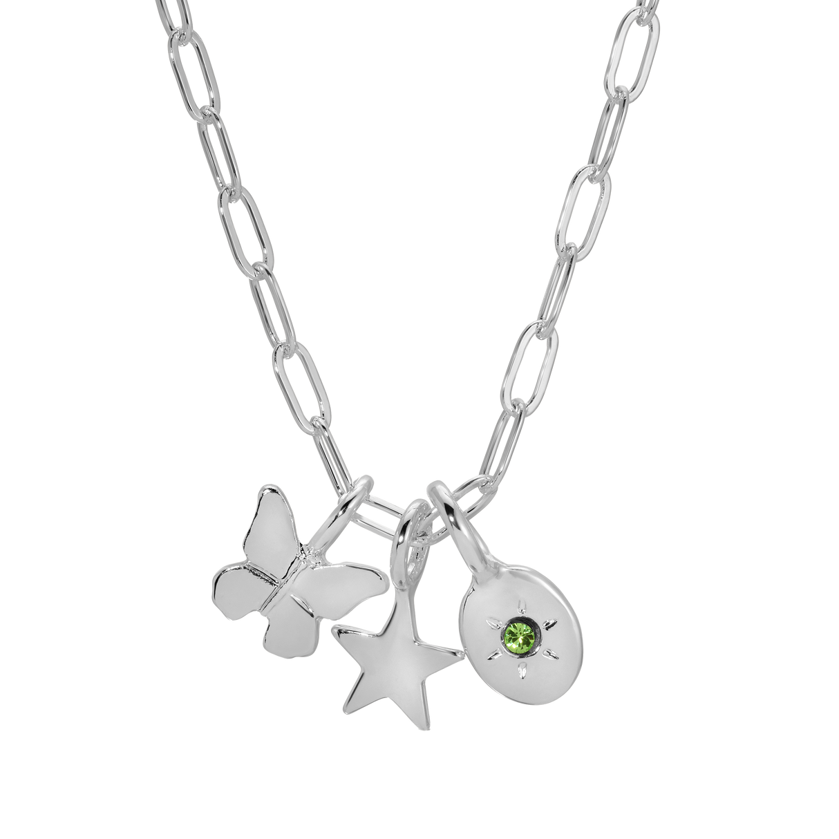 Silver Butterfly Charm