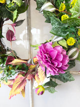 21" Dahlia Wreath