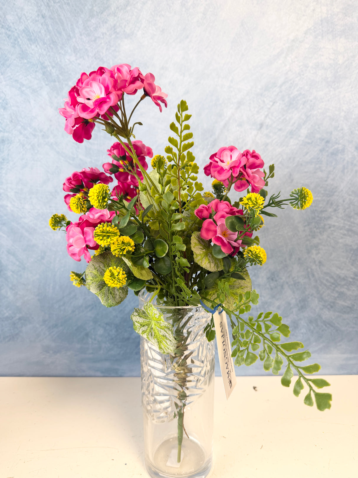 21" Geranium Drop-In