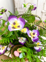 10" Hunting Eggs Centerpiece