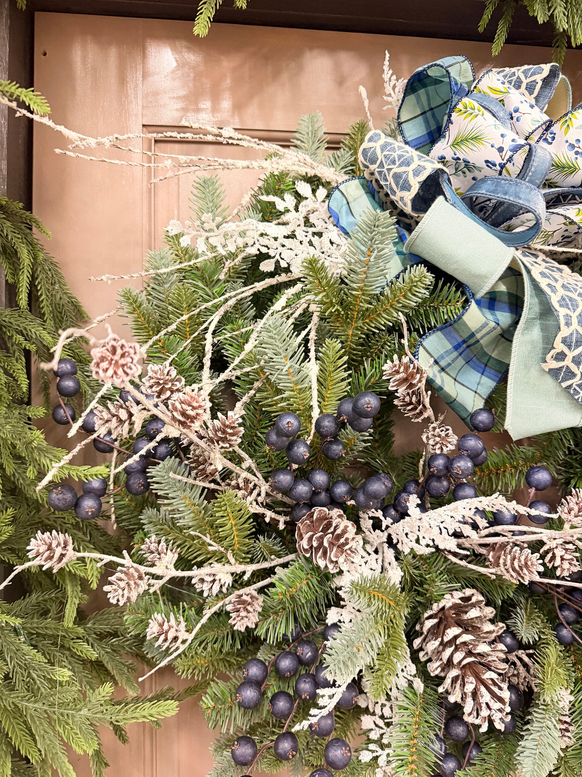 27" Frosty Forest Wreath