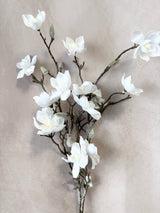 Cream Frosted Mini Magnolia Spray