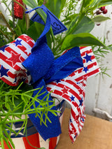 30" Berry Patriotic Porch Pot