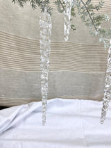 Believe Acrylic Icicle Ornament Set