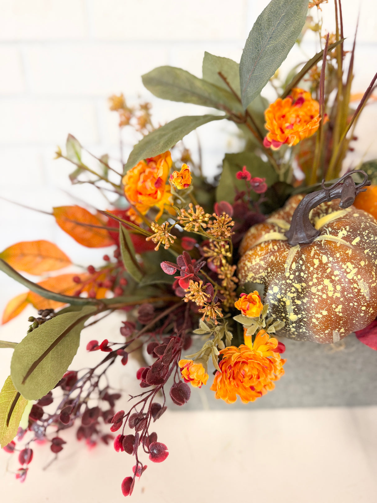 26" Cozy Autumn Days Centerpiece
